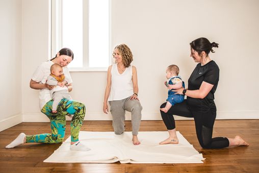 Almon, mums & babies